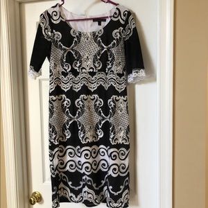 Black and White Dress